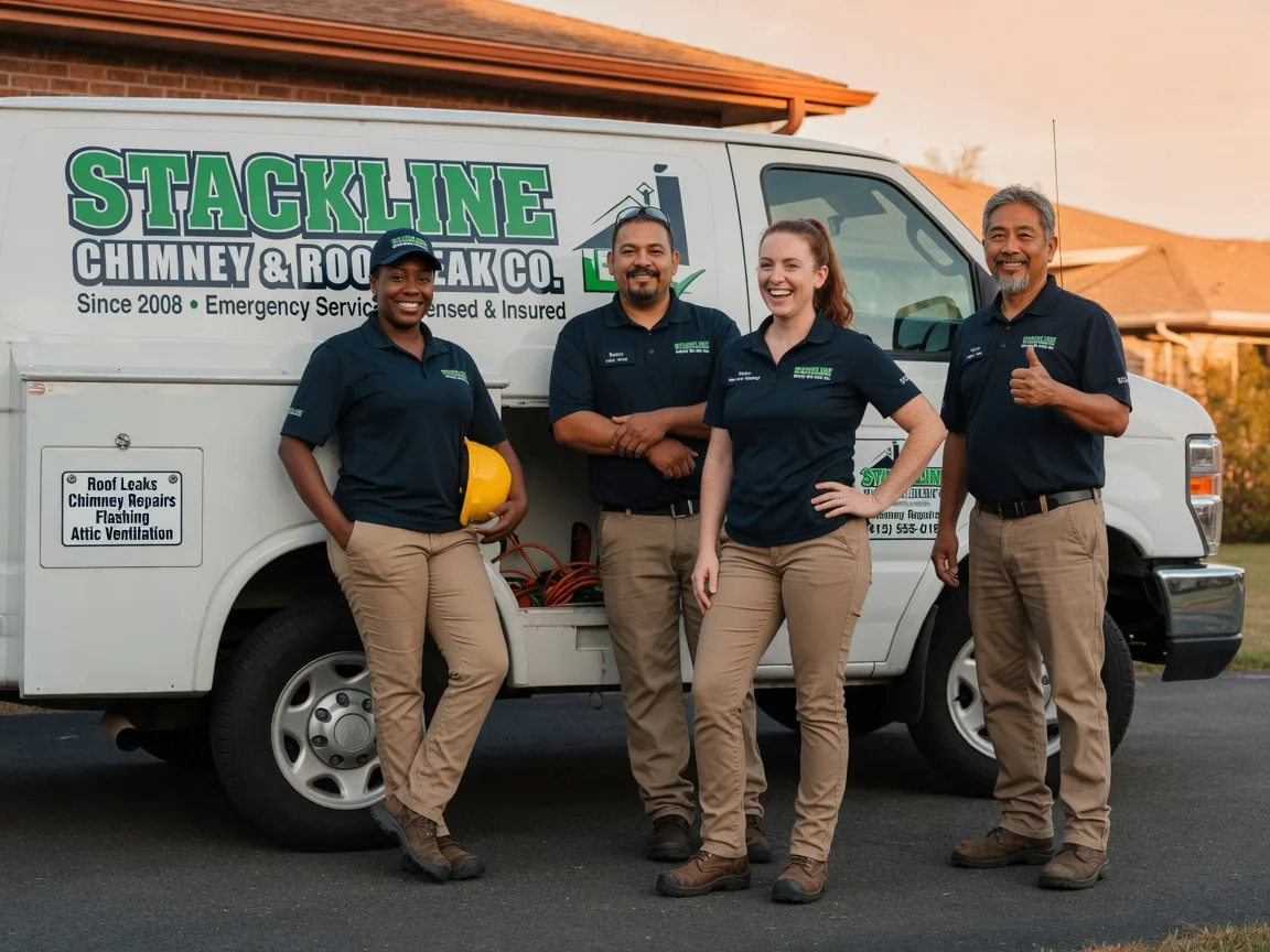 Chimney flashing repair company in Pine Lake, GA